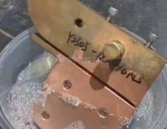 How to clean beryllium copper